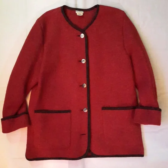 Bean Jackets Coats Ll Bean Button Up Pockets Pure